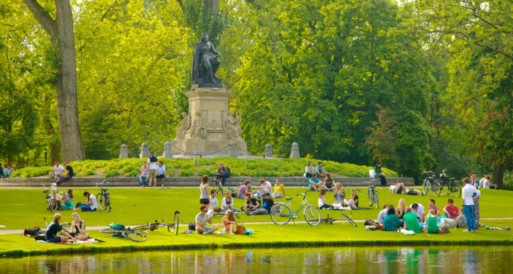 Vondelpark Amsterdam, grand parc accessible PMR