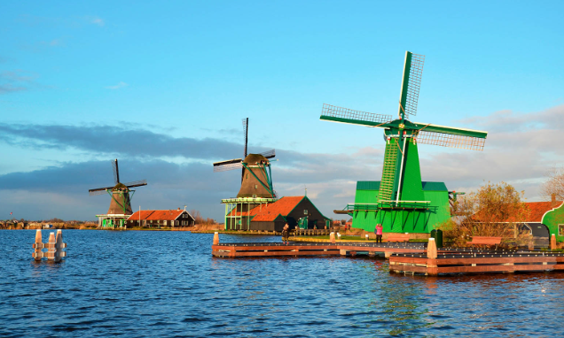 Zaanse Schans moulins à vent accessibles PMR Pays-Bas